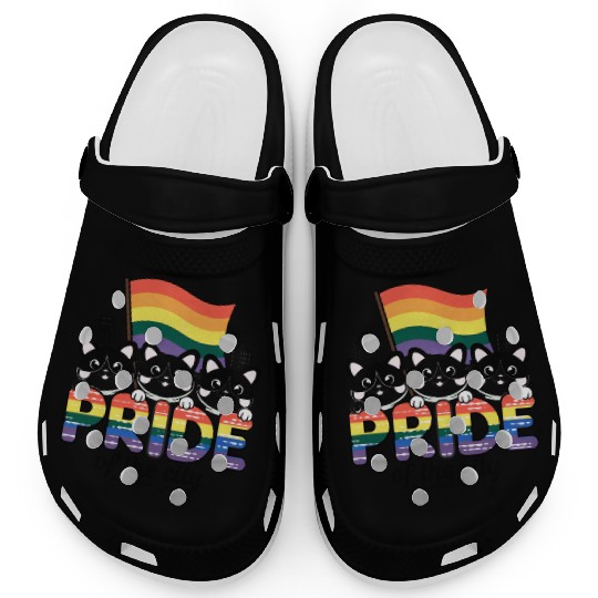 Pride of Jacksonville City Florida USA Rainbow Fla Clogs