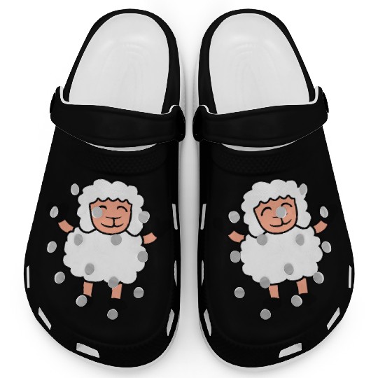 Sheep Baby Standing Cute Cute Lamb Child Happy Fun Clogs