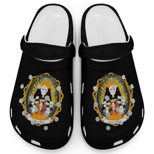 Regal Santa Muerte Clogs
