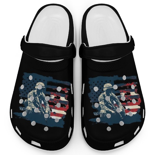 US Memorial Day Clogs