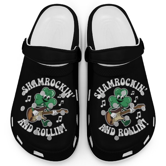 Shamrockin' and Rollin' St. Patrick's Rock & Roll Clogs