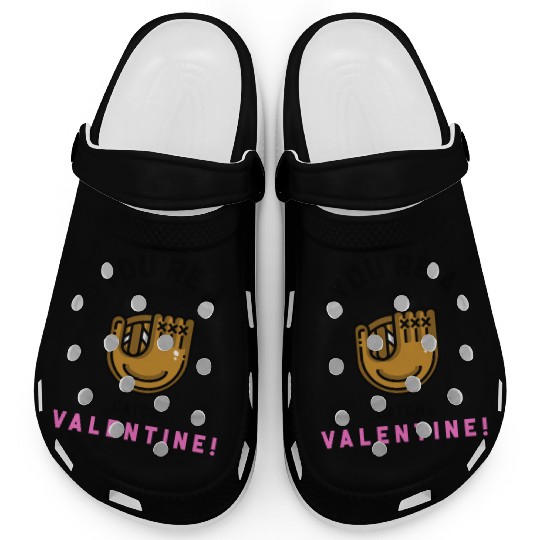 You’re a Catch Valentine! V-Day Baseball Clogs