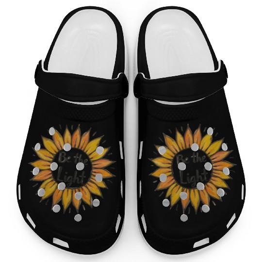 Be the Light Sunflower Clogs