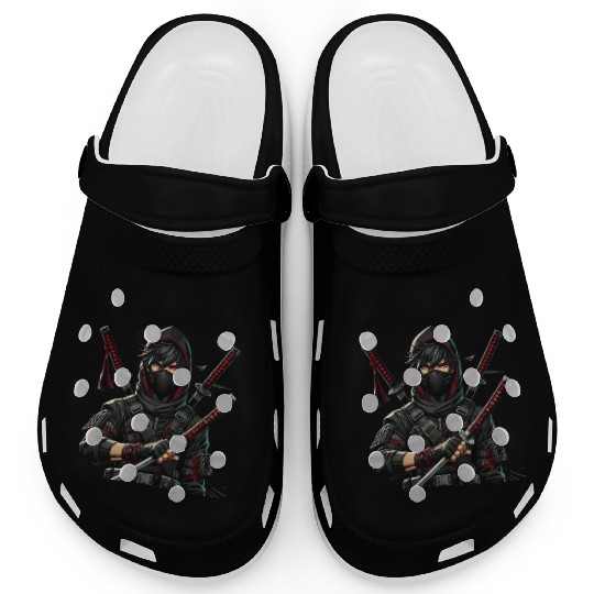 Stealth Assassin with Dual Katana Clogs