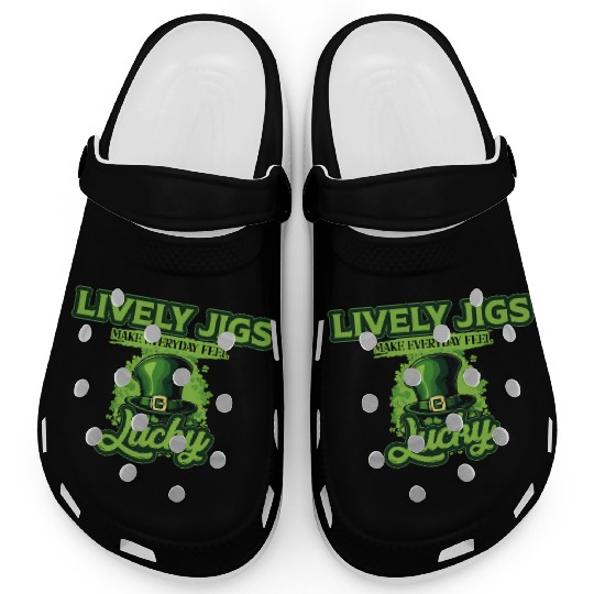 Lively Jigs Make Everyday Feel Lucky St Patricks Clogs