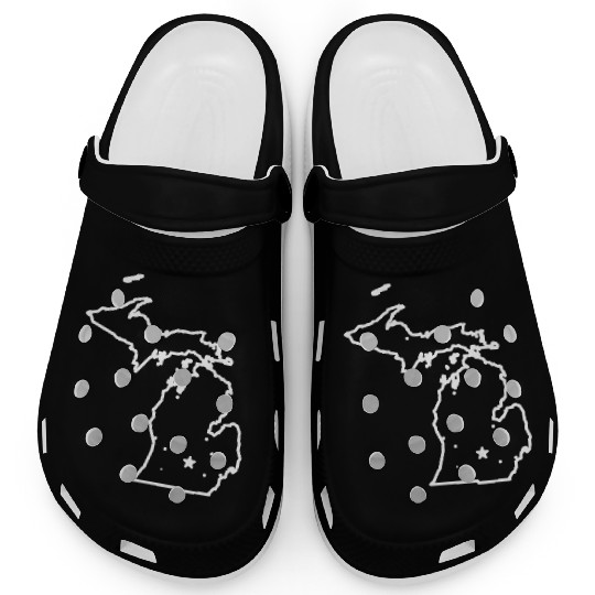 Michigan The Great Lakes State USA Cool Clogs Am