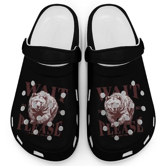 Grizzly bear Texture Clogs
