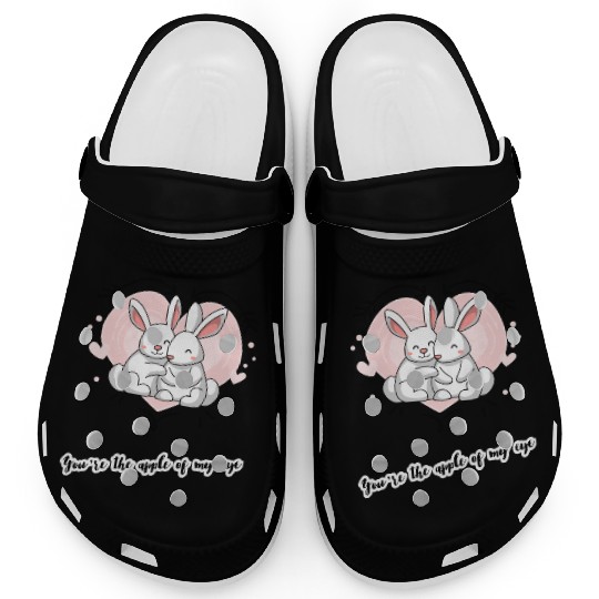 You're the Apple of My Eye' Valentine’s Day Clogs