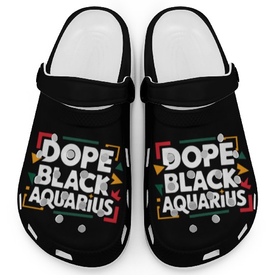 Dope Black Aquarius Clogs