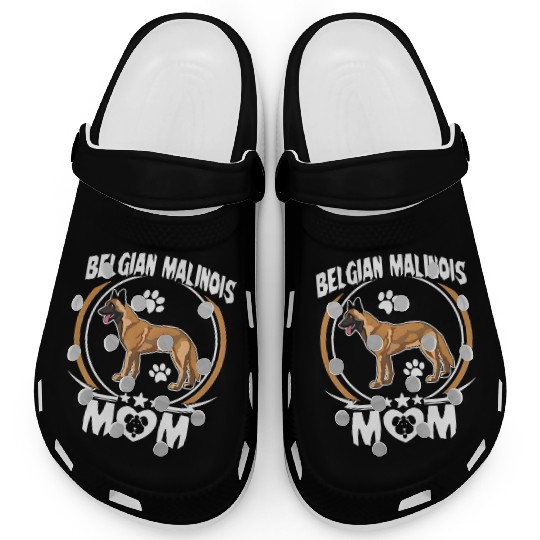 Belgian Malinois Mom dog lover Clogs