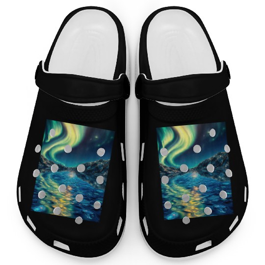 Crystal Lake of Aurora Clogs
