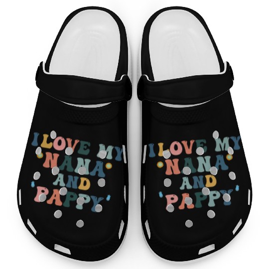 I Love My Nana and Pappy Clogs lToddler & Youth
