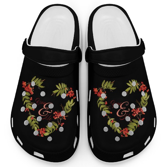 Serene evergreen design for autumn lovers Clogs