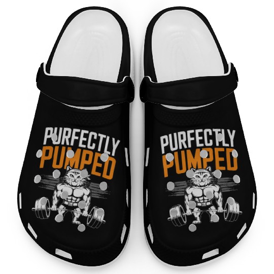 Bodybuilding Cat Fitness Workout Gym Instructor Clogs