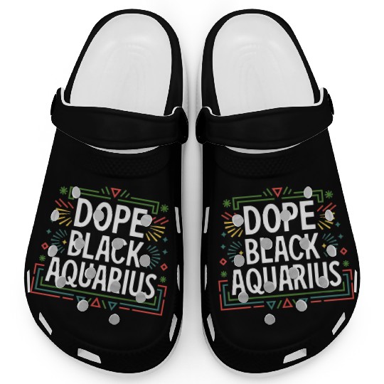 DOPE BLACK AQUARIUS Clogs