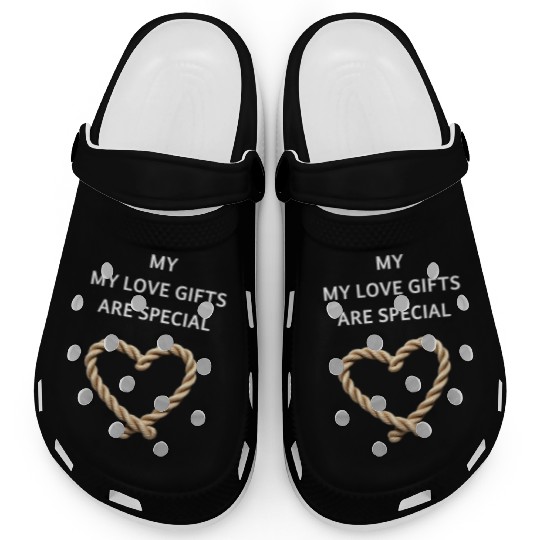 Funny BDSM Valentine My Love Gifts Are Special Clogs