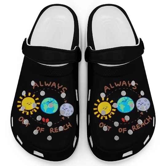 Always out of reach - sun and moon Clogs
