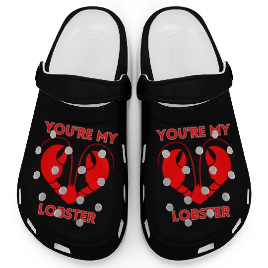 You're My Lobster Valentine’s Day Romance Matching Clogs