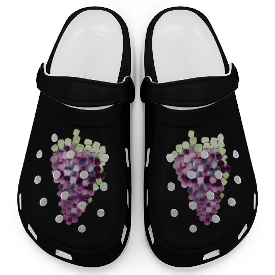 Grape Mosaic Clogs