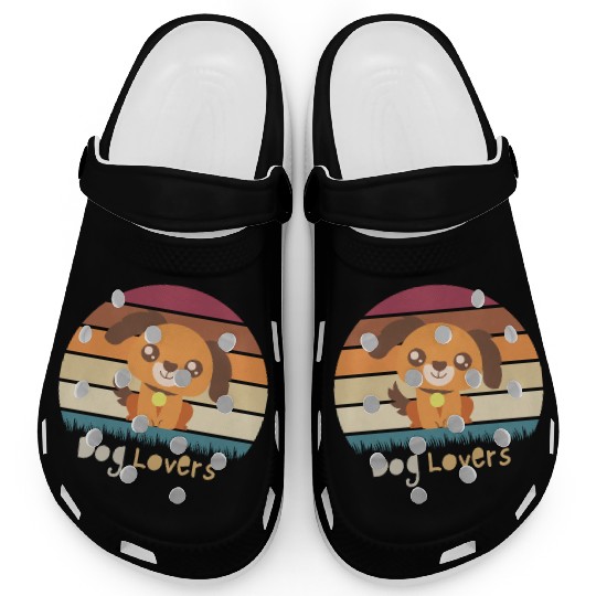Dog lovers funny and cut dog Clogs