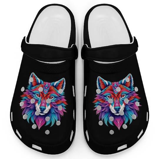 Wolf head 21 Clogs