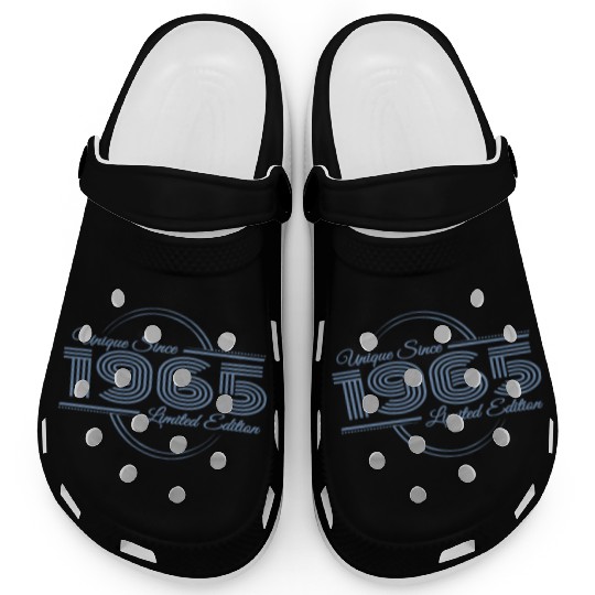 60th Birthday Retro 1965 Limited Edition Clogs
