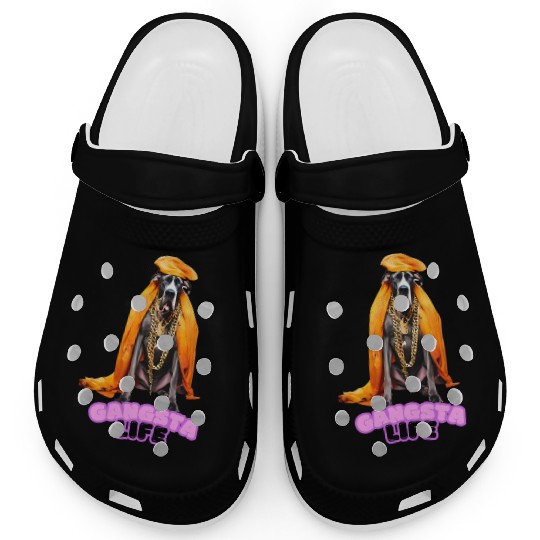 Gangsta Life Great Dane Clogs