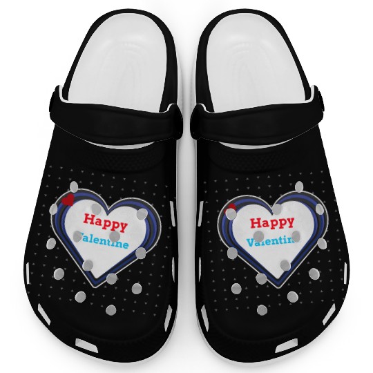 Happy valentine Clogs