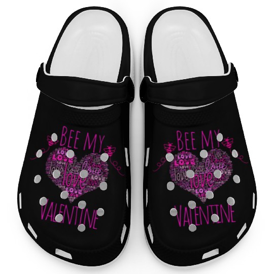 Bee my valentain Clogs
