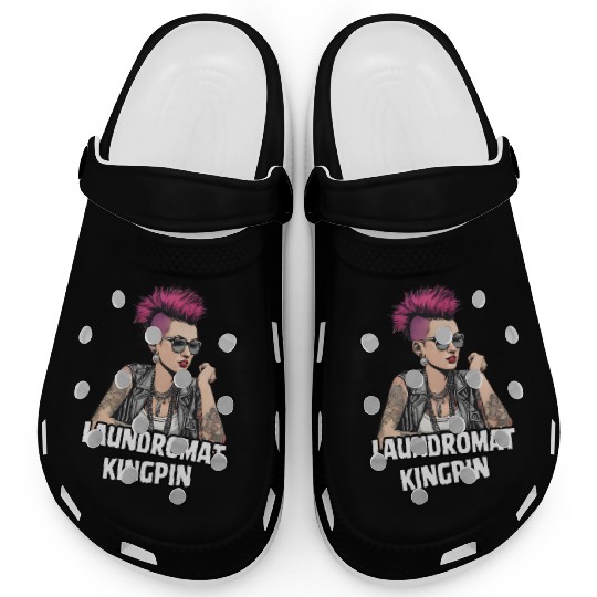 Laundromat Kingpin - Punk Rock Girl Clogs