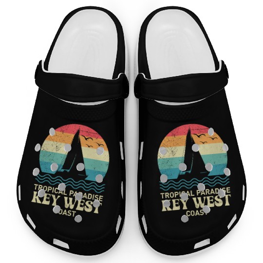 Florida TROPICAL PARADISE KEY-WEST COAST Clogs