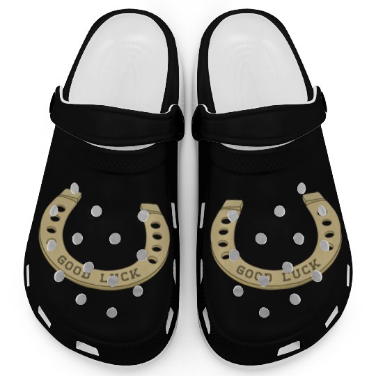 Cool Horseshoe for Lucky Days Clogs