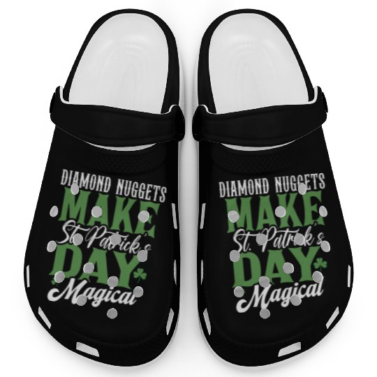 Diamond Nuggets Make St Patricks Day Magical Clogs