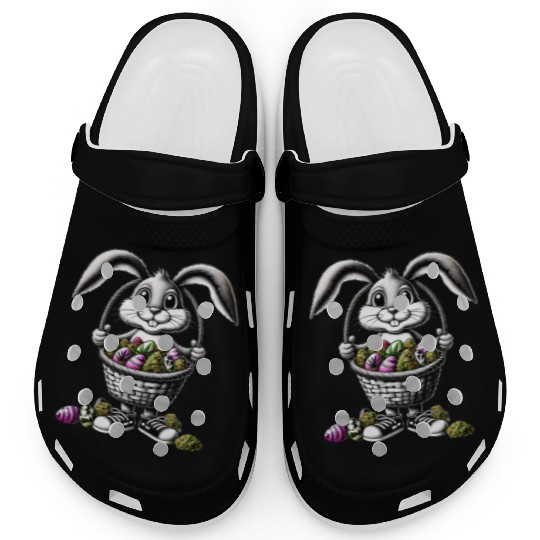 Easter Bunny's Green Surprise - Cannabis and Egg Clogs
