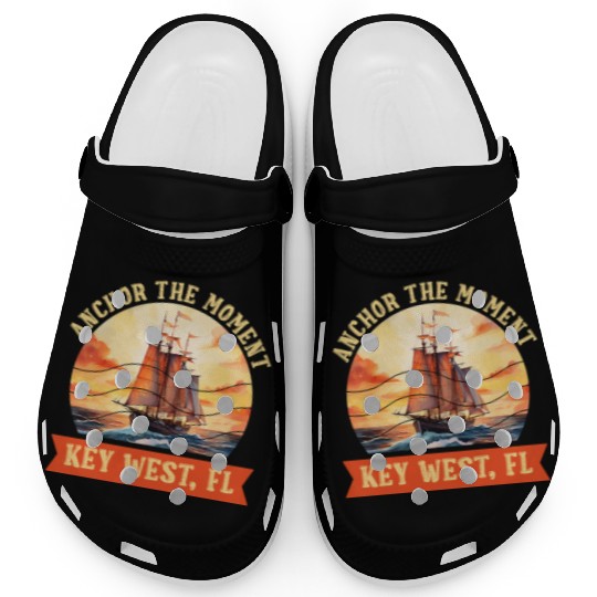 Florida Keys ANCHOR THE MOMENT KEY-WEST FL Clogs