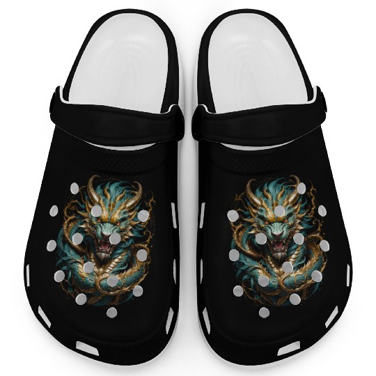 The chinese Dragon Clogs