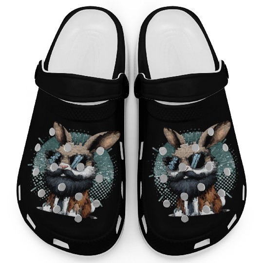 Rabbit with Sunglasses Clogs