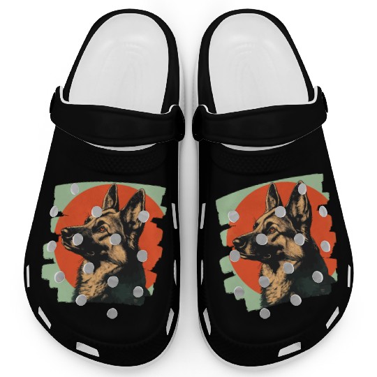 German Shepherd Clogs
