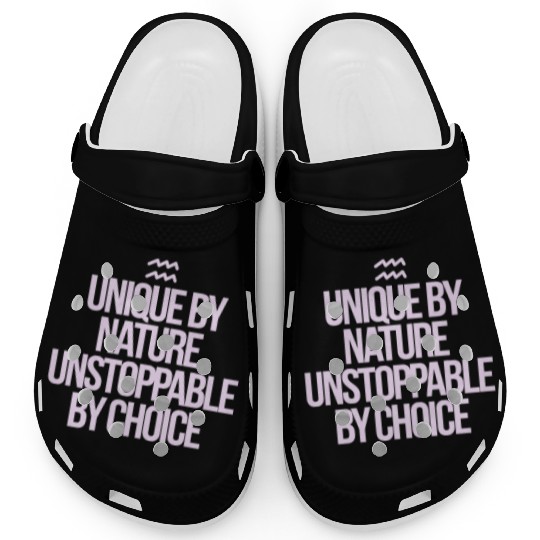 Unique By Nature Aquarius Character Zodiac Clogs