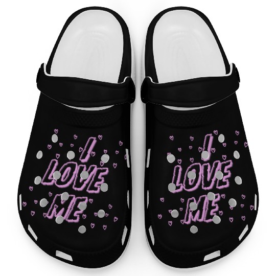 I love me – Self-Love & Confidence Design Clogs