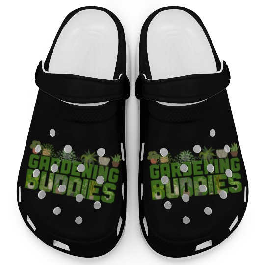 Plant Lover Gardening Besties Clogs