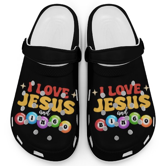 I Love Jesus and Bingo Clogs