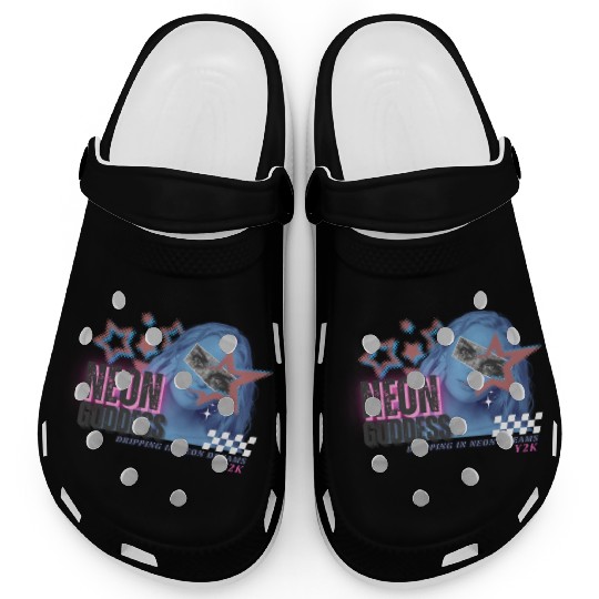 Neon Goddess Y2K Clogs Design