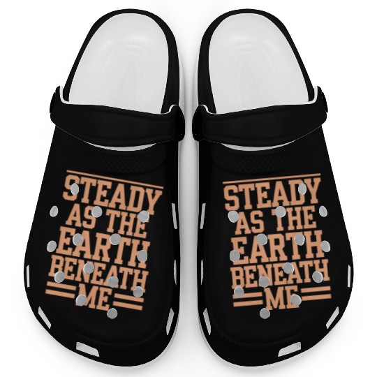 Steady As The Earth Beneath Me Taurus Zodiac Clogs