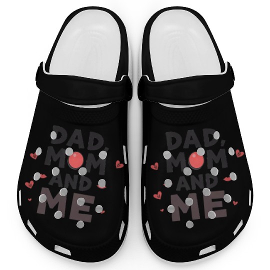 Dad, Mom, and Me: Family Love Clogs