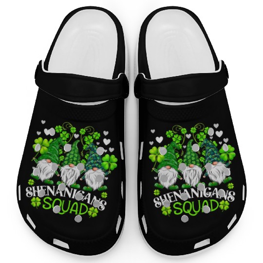 Shenanigans Squad St Patricks Day Gnomes Irish Clogs