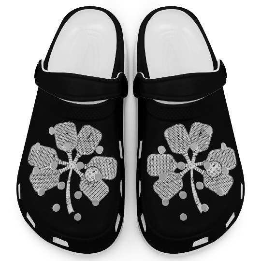 Pickleball Lucky St Patricks Day Shamrock Irish Clogs