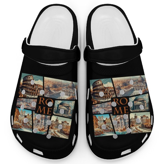 ITALIAN CITY - ROME - TRAVEL - 1 Clogs