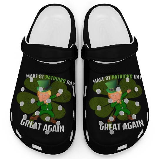 Make St. Patrick's Day Great Again: Trump-Inspired Clogs