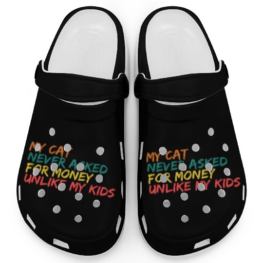 Retro Feline Philosophy Clogs